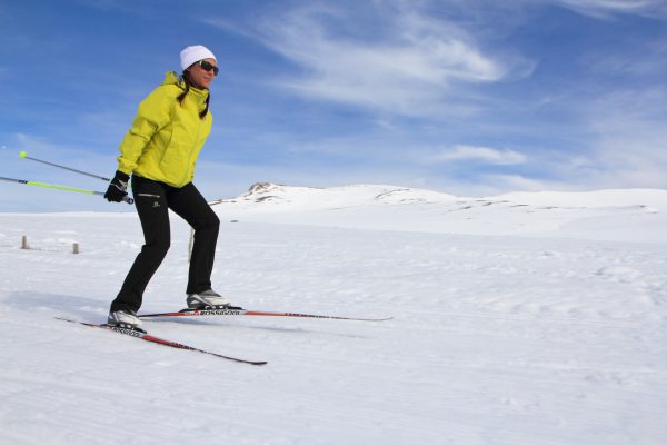 Cross-country skiing in the Massif du Sancy