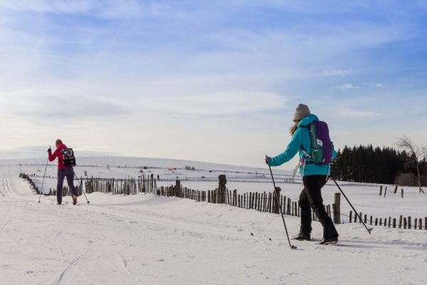 Cross-country skiing trip to Super-Besse in the Massif du Sancy