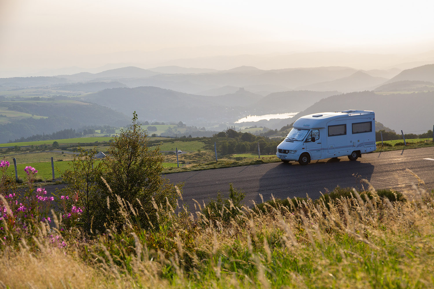 Discover the Massif du Sancy with a camper van.